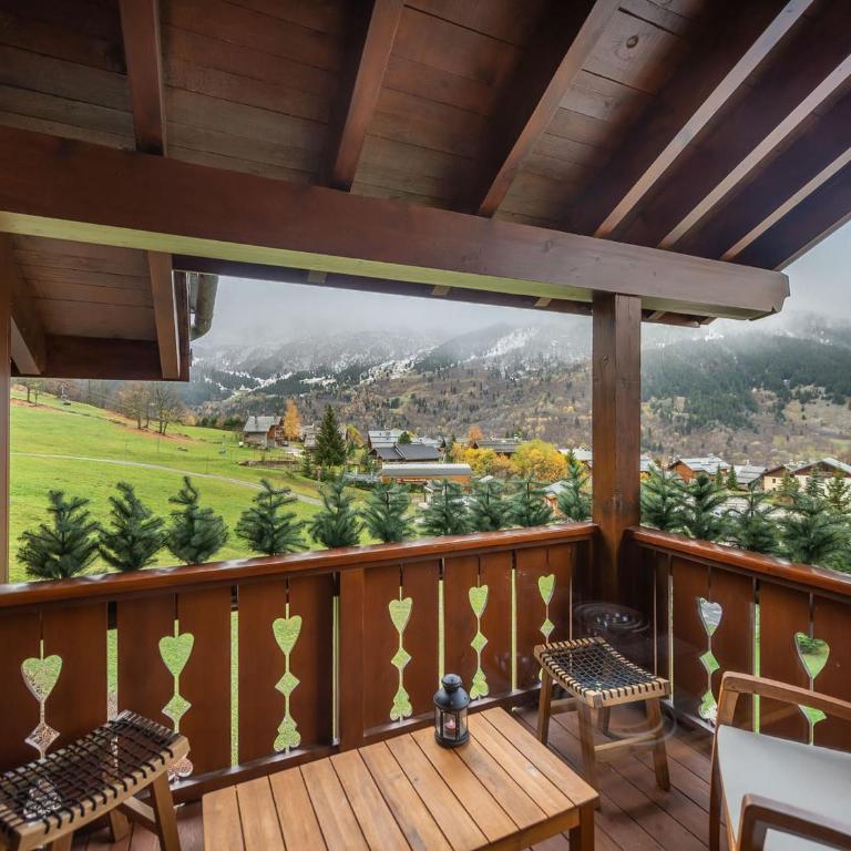 Duplex moderne à Méribel Village, accès ski et piscine - FR-1-566-55 - Apartamento - 8