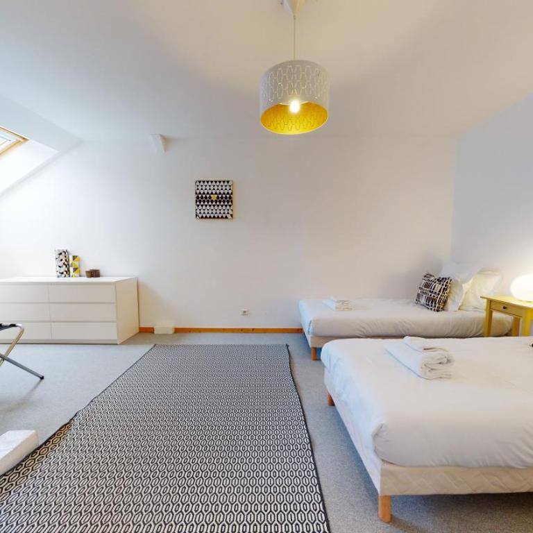 ColmarAppart Vauban - Appartement en Duplex avec Terrasse Loux - 4 Chambres et 3 Salles de Bains - 195 m² - 35