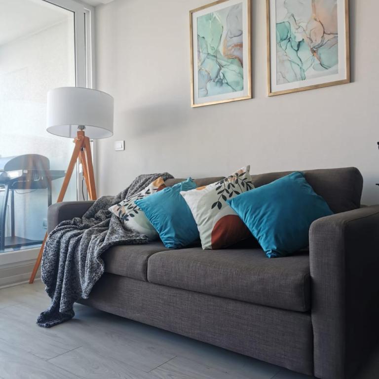 Departamento Reñaca, vista al mar. - Apartamento de 1 dormitorio - 39