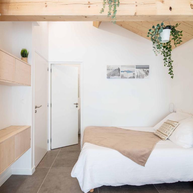 Ted Surf House - Chambre Double avec Salle de Bains Privative - 3