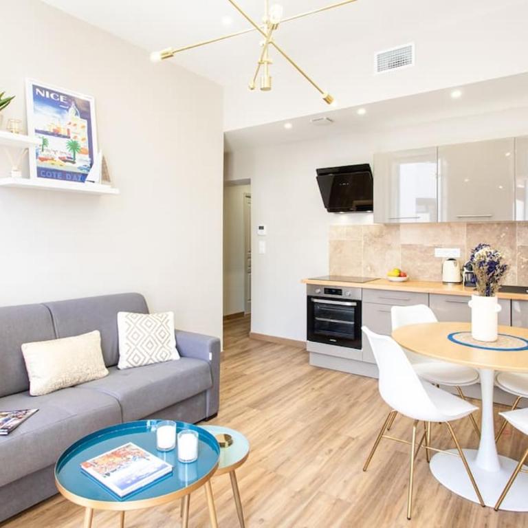 L19 Staywiz us - 1BDR Massena central 2mins Sea PromenadeAC Balcony - Appartement 1 Chambre - 1