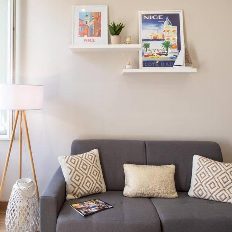 L19 Staywiz us - 1BDR Massena central 2mins Sea PromenadeAC Balcony - Appartement 1 Chambre - 8