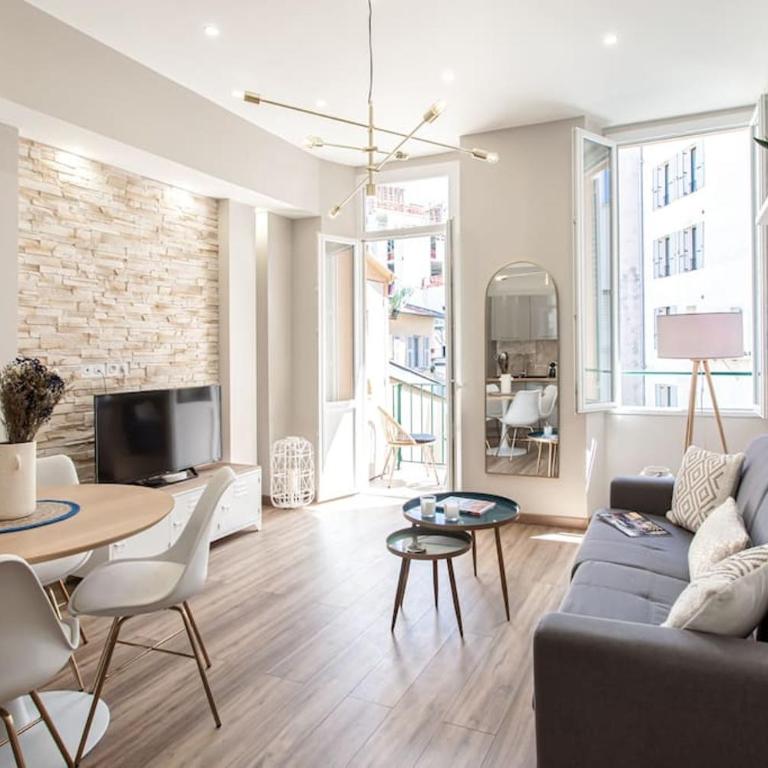 L19 Staywiz us - 1BDR Massena central 2mins Sea PromenadeAC Balcony - Appartement 1 Chambre - 9