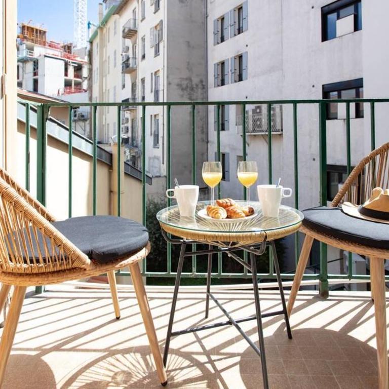 L19 Staywiz us - 1BDR Massena central 2mins Sea PromenadeAC Balcony - Appartement 1 Chambre - 18