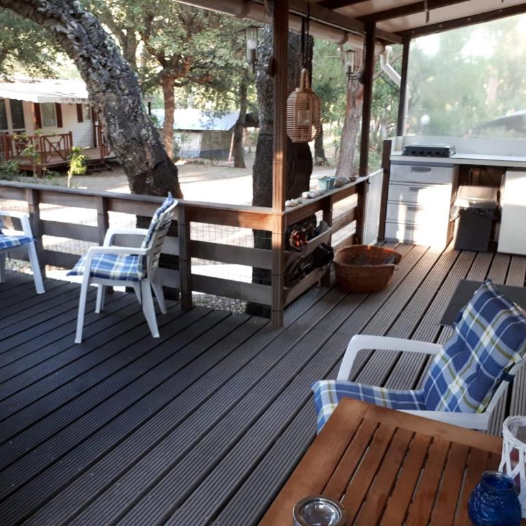 Harbers zonvakanties chalets met airco camping Leï Suves Roquebrune sur Argens - Chalet 2 Chambres - 15