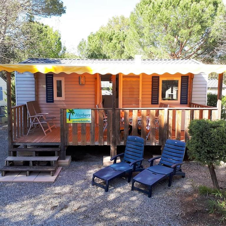 Harbers zonvakanties chalets met airco camping Leï Suves Roquebrune sur Argens - Chalet 3 Chambres - 21