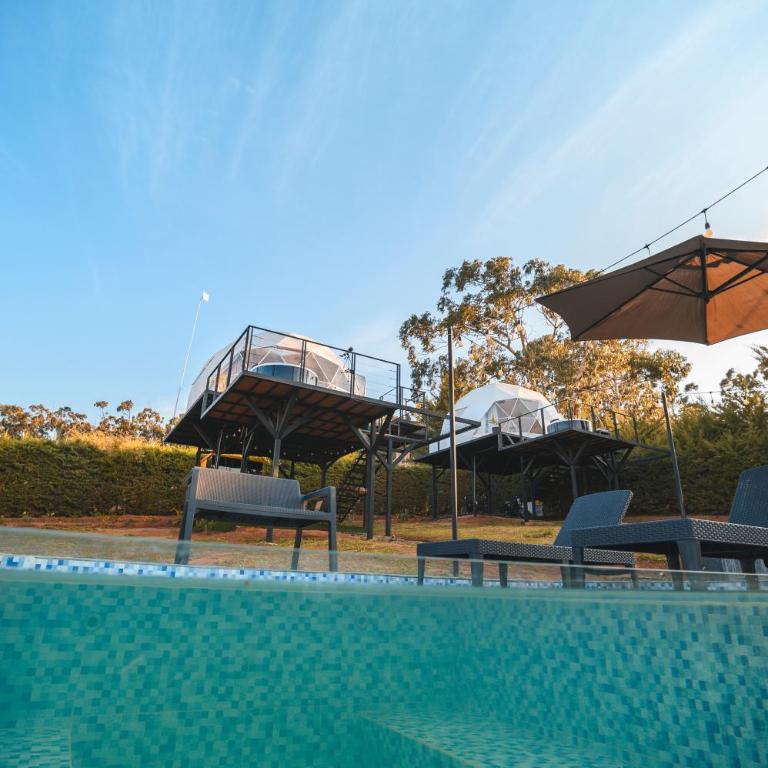 Domo Pajcha, Samaipata Glamping - Suite Familiar con balcón - 5