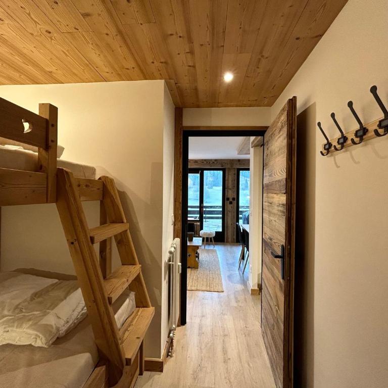 Charmant studio rénové à La Clusaz - 4 pers, terrasse, parking - FR-1-437-102 - Appartamento - 8