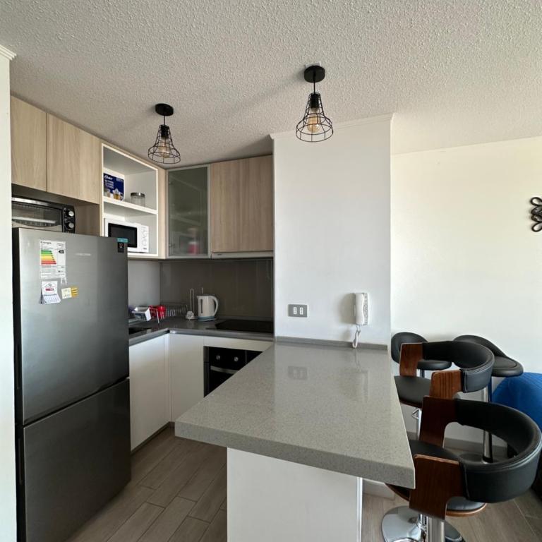 Maravilloso Departamento Nuevo y full amoblado en Avda ConCon Reñaca 4357 - frente a Dunas Bosques De Montemar con Estacionamiento gratuito techado-ubicación frente JUMBO-check in 24-7 cable y wifi - Apartamento de 1 dormitorio - 18