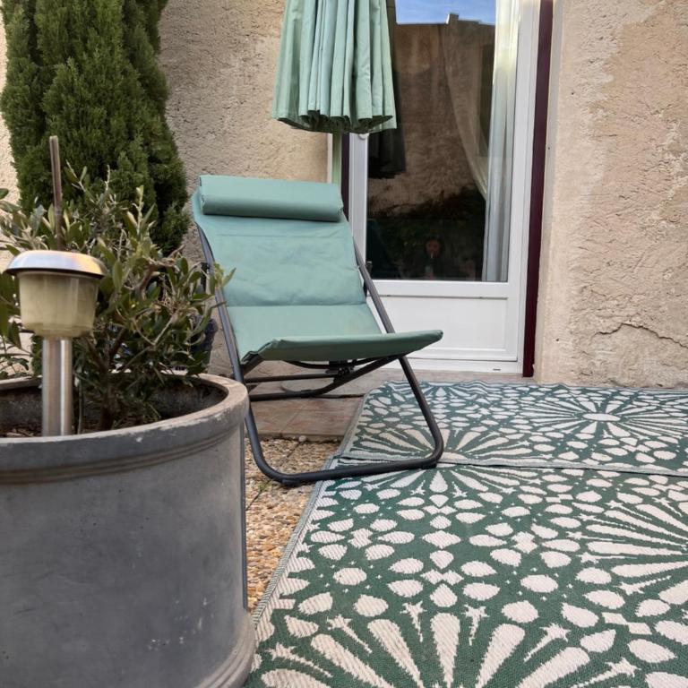 Sasha'blue-terrasse jardin-park-clim-piscine - Appartamento con 2 Camere da Letto - 2