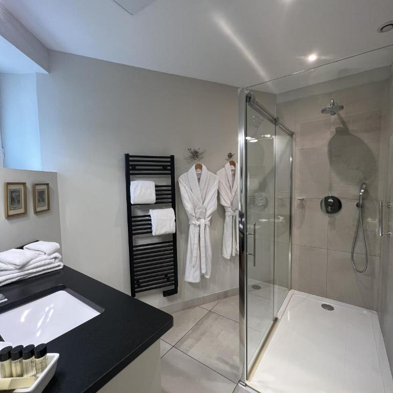 N°15 Les Confidences - Chambres d'Hôtes - Deluxe Doppelzimmer mit italienischer Dusche - 5