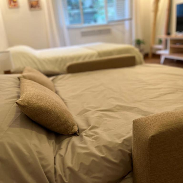 Cálido en el corazón de Recoleta - Estudio con cama extragrande y sofá cama - 17