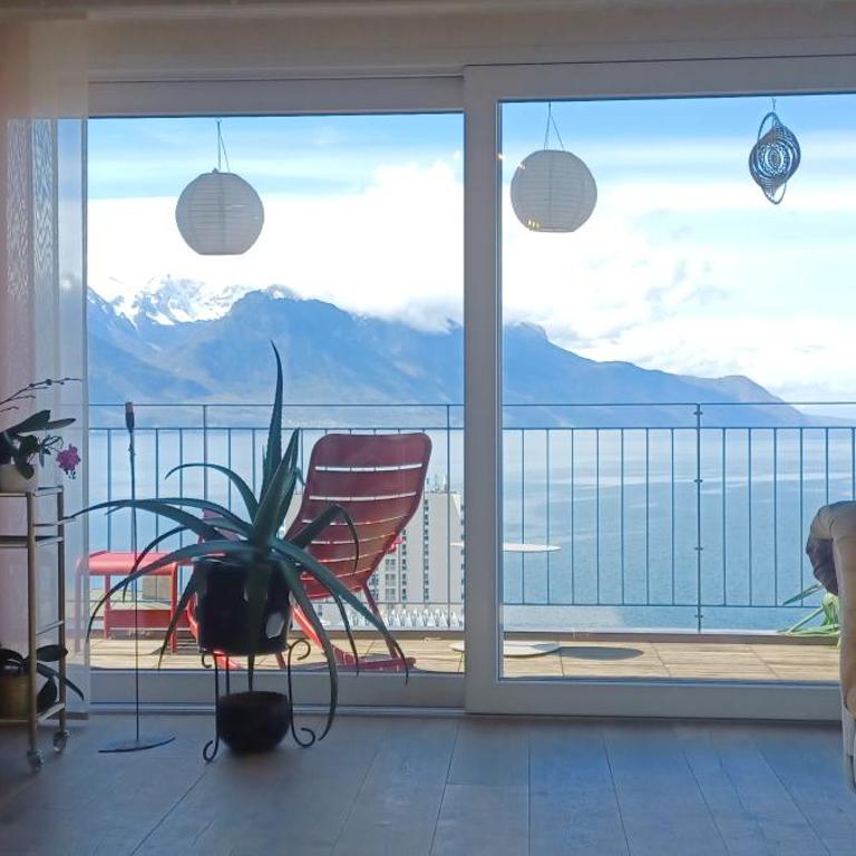 Loft la plus belle vue du lac Léman Montreux - Deluxe Apartment - 9