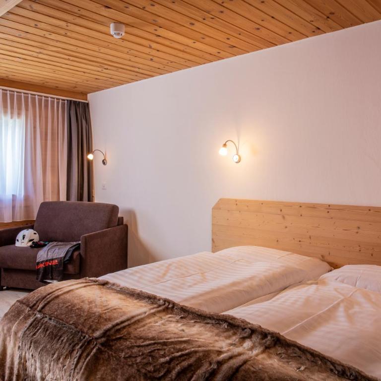 Hôtel Alpina - Swiss Ski & Bike Lodge Grimentz - Standard Doppelzimmer - 5
