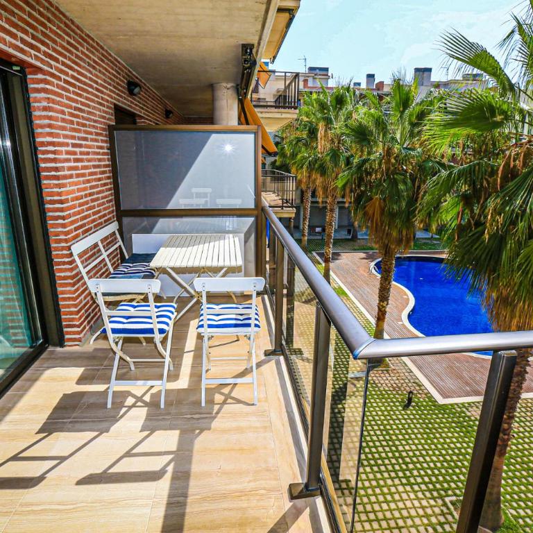 LITORAL COSTA DORADA - ESQUIROL Only families - Apartamento con vistas a la piscina - 5