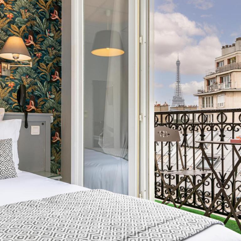 Splendid Hôtel - Habitación Doble con vistas a la torre Eiffel - 2