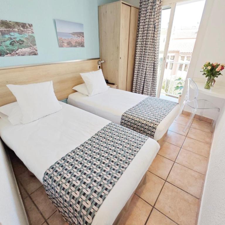 HOTEL DES CALANQUES Port de Cassis - Chambre Lits Jumeaux - 5