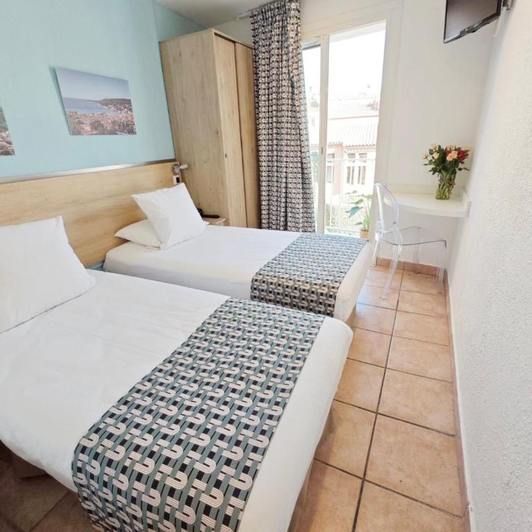 HOTEL DES CALANQUES Port de Cassis - Chambre Lits Jumeaux - 1