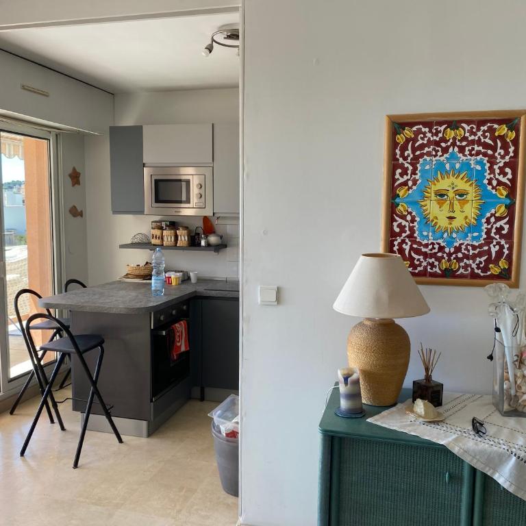 Cote Azur vista mare 50 m spiaggia - Appartement 1 Chambre - 33
