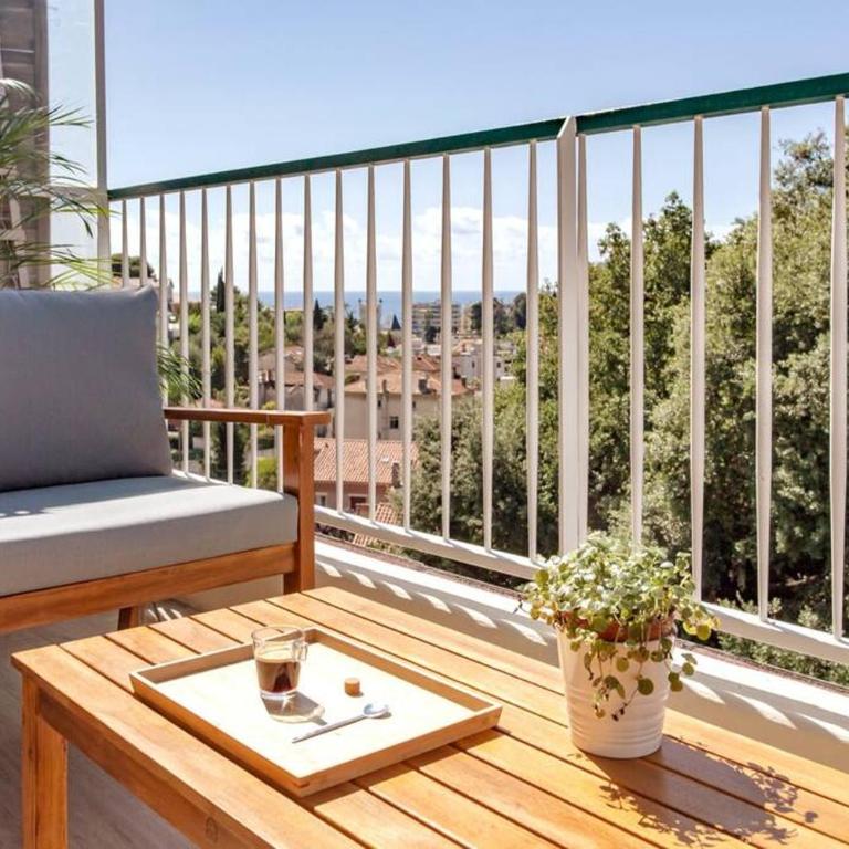 L36 Sea view terrace 10min walking to sea/Parking & AC - Appartement 1 Chambre - 3