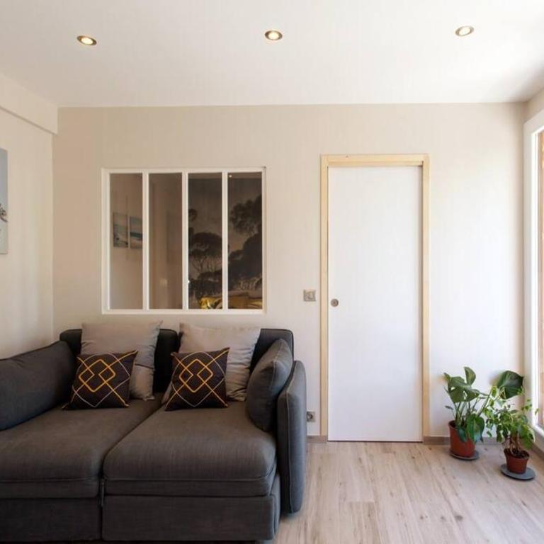 L36 Sea view terrace 10min walking to sea/Parking & AC - Appartement 1 Chambre - 8