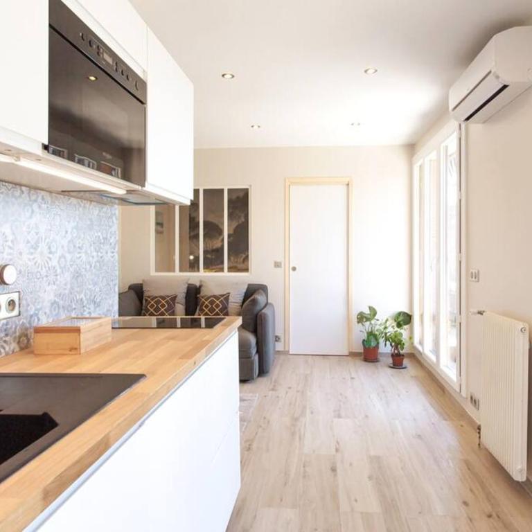 L36 Sea view terrace 10min walking to sea/Parking & AC - Appartement 1 Chambre - 16