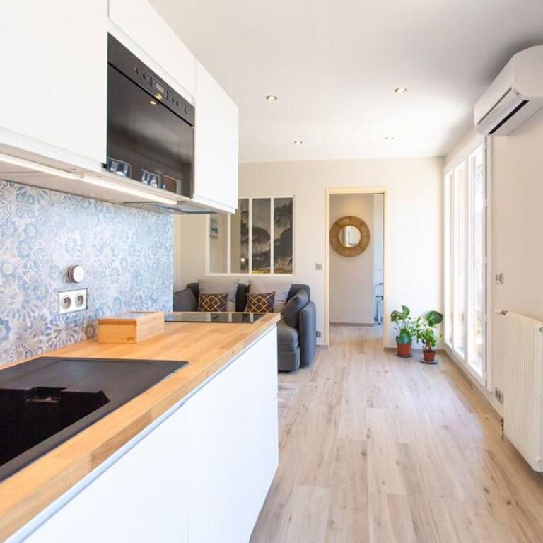 L36 Sea view terrace 10min walking to sea/Parking & AC - Appartement 1 Chambre - 23