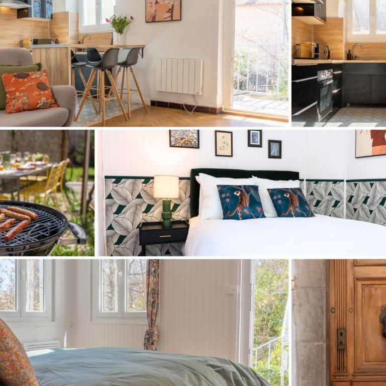 Appartement T3 63m2 - L'Atypique et son Jardin de 350m2 au cœur de Digne - Appartement - Vue sur Jardin - 3