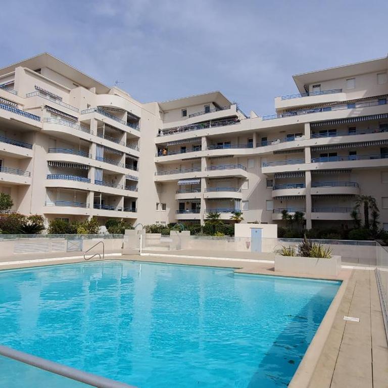 Le SEXTANT, Frejus Plage, Grand T2, 52 M2 3-4 pers - Appartement - Vue sur Jardin - 12