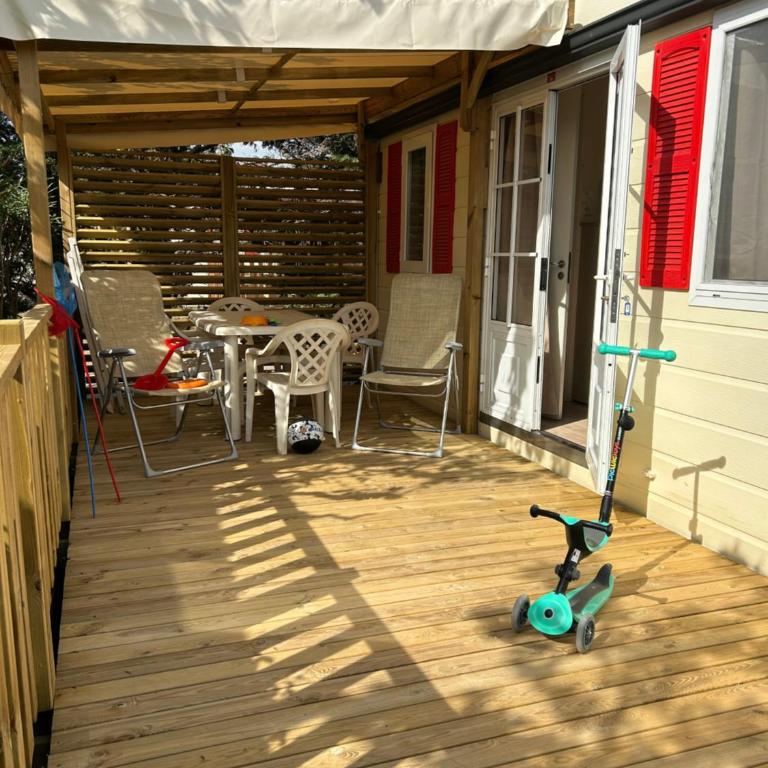 Les mobil homes de Naka, 6 places, TV, CLIM, une ENTRÉE OFFERTE pour un adulte pour la RÉSERVE AFRICAINE DE SIGEAN - Mobile Home - 7