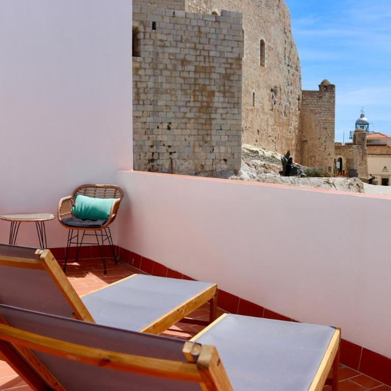 La Plaza Hostal - Habitación Doble Especial con terraza y vistas al castillo - 7