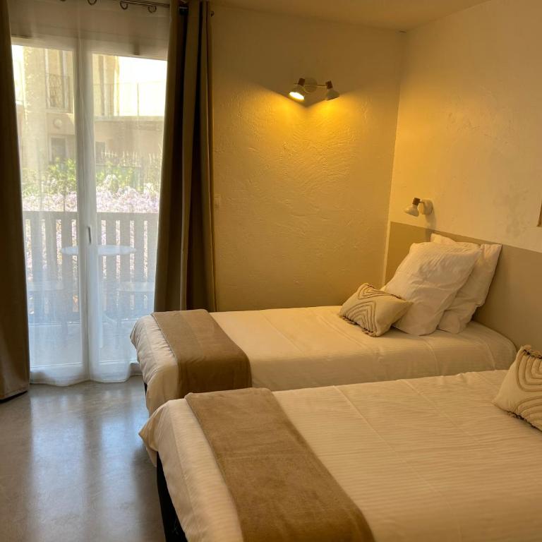 Logis Hotel De La Clape - Comfort Zimmer mit 2 Einzelbetten - 3