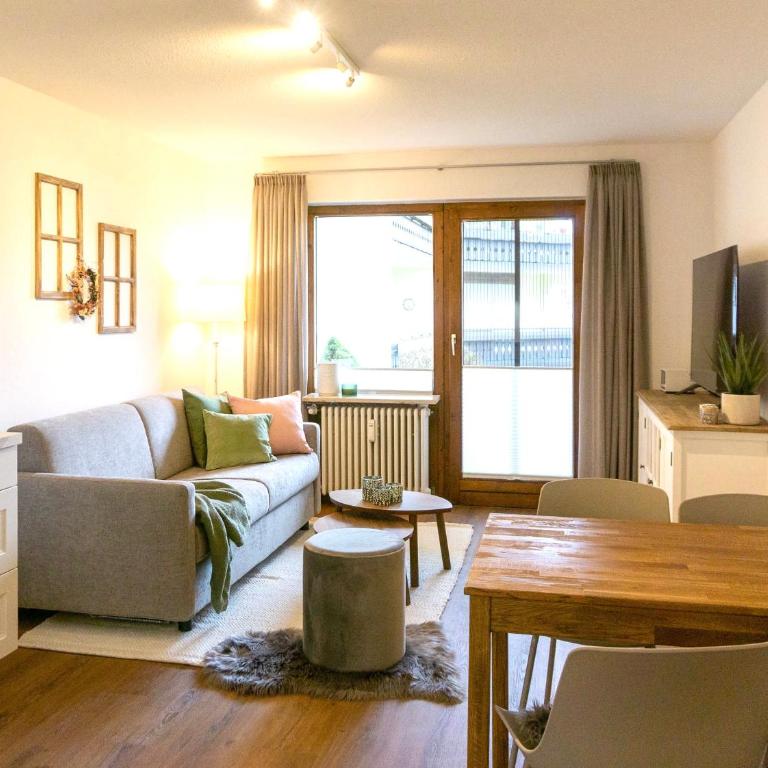 Balkon mit ruhigem Garten in Sonthofen OD1 - Apartment mit 1 Schlafzimmer - 1