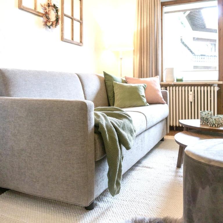 Balkon mit ruhigem Garten in Sonthofen OD1 - Apartment mit 1 Schlafzimmer - 4