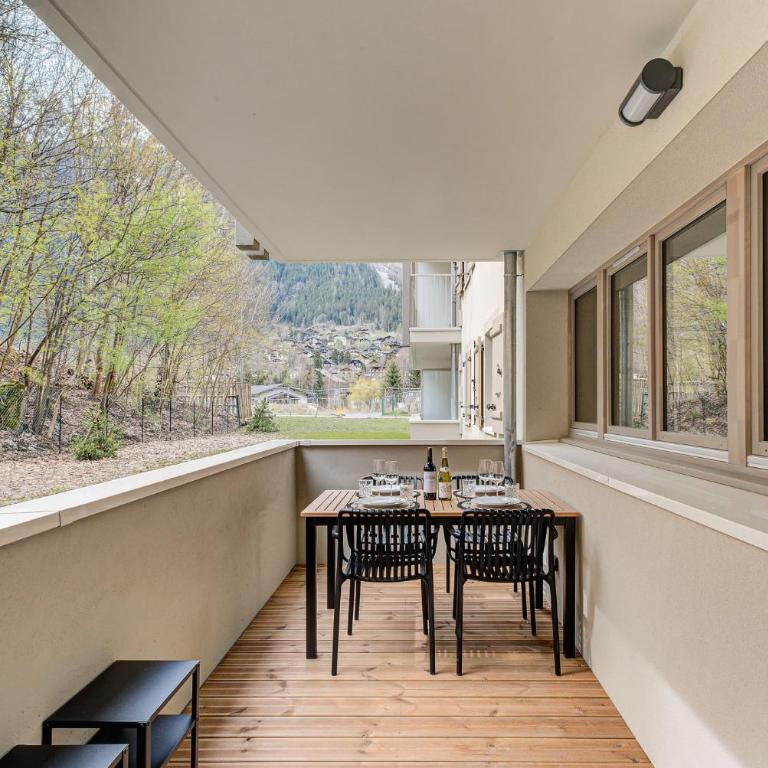 White Pearl A02, Alpes Agency, Central Chamonix, Sleeps 4 - Appartement 2 Chambres - 32