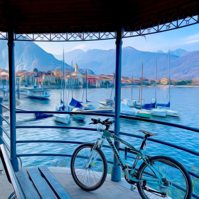 Appartamento vista Lago, giardino spiaggia a Stresa vista Isole Borromee e Golfo Borromeo - STRESAFLAT - Monolocale con Vista Lago - 70