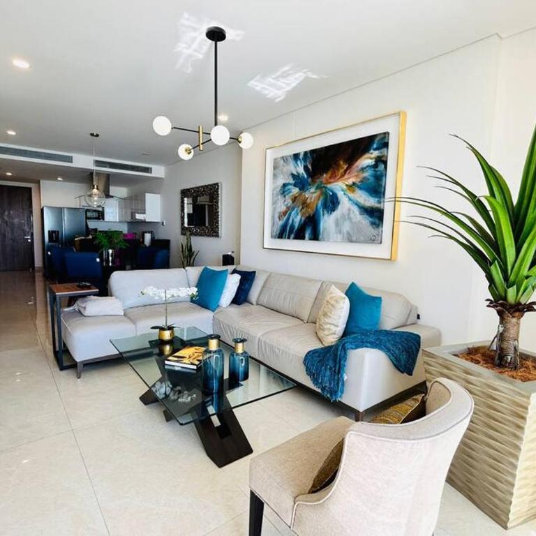Lujoso departamento frente al mar/camino al mar - Two-Bedroom Apartment - 10