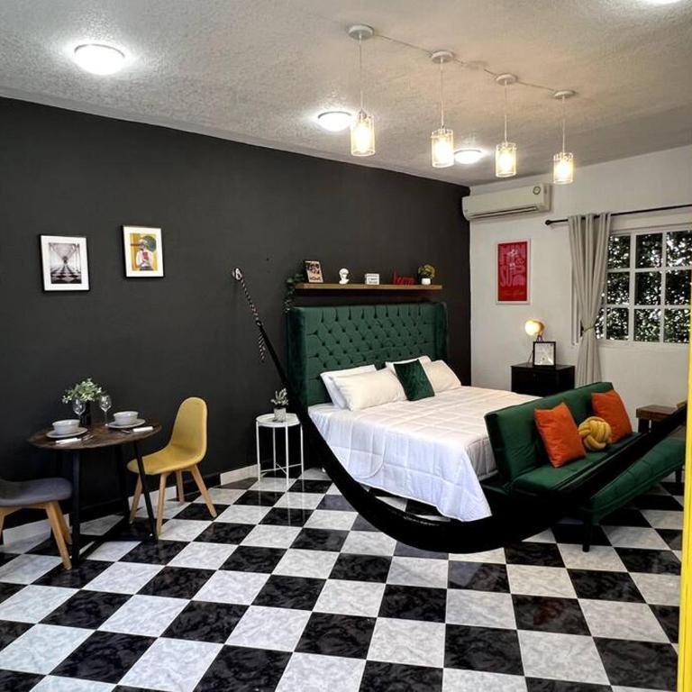 Acogedor y colorido estudio con cama King Size - One-Bedroom Apartment - 9