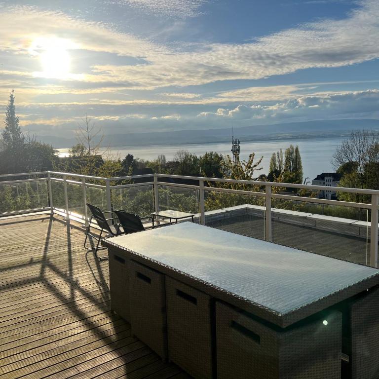 Léman Panoramique avec terrasse à deux pas du centre-ville - Three-Bedroom Apartment - 4