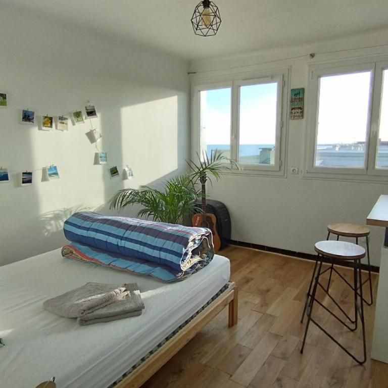 Cosy studio en étage résidence front de mer - Appartement 1 Chambre - 5