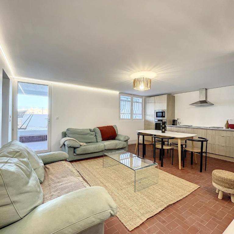 Appartement Rénové sur la Plage à Carnon, Terrasse & Parking - Two-Bedroom Apartment - 6