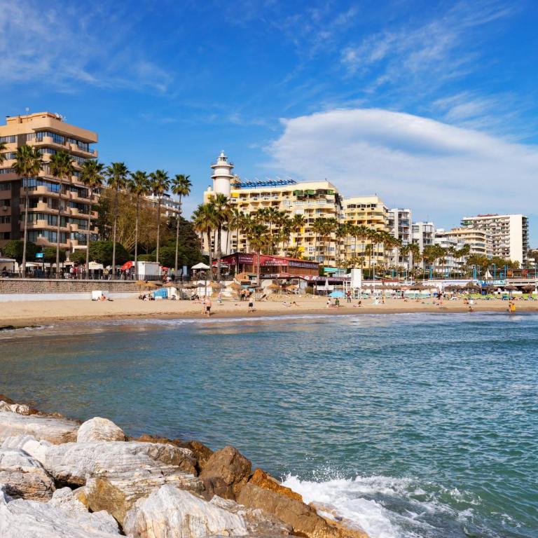 Dúplex junto al mar en el Faro Marbella con piscina y pets friendly - Apartamento de 1 dormitorio - 53