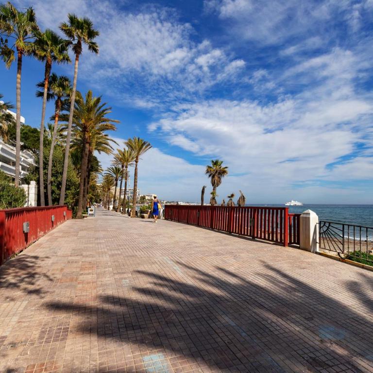 Dúplex junto al mar en el Faro Marbella con piscina y pets friendly - Apartamento de 1 dormitorio - 52