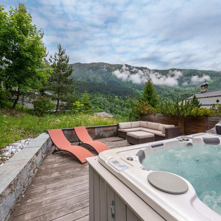 Chalet familial avec jacuzzi à Méribel, 8 adultes + 2 enfants - Chalet 3 Chambres - 15