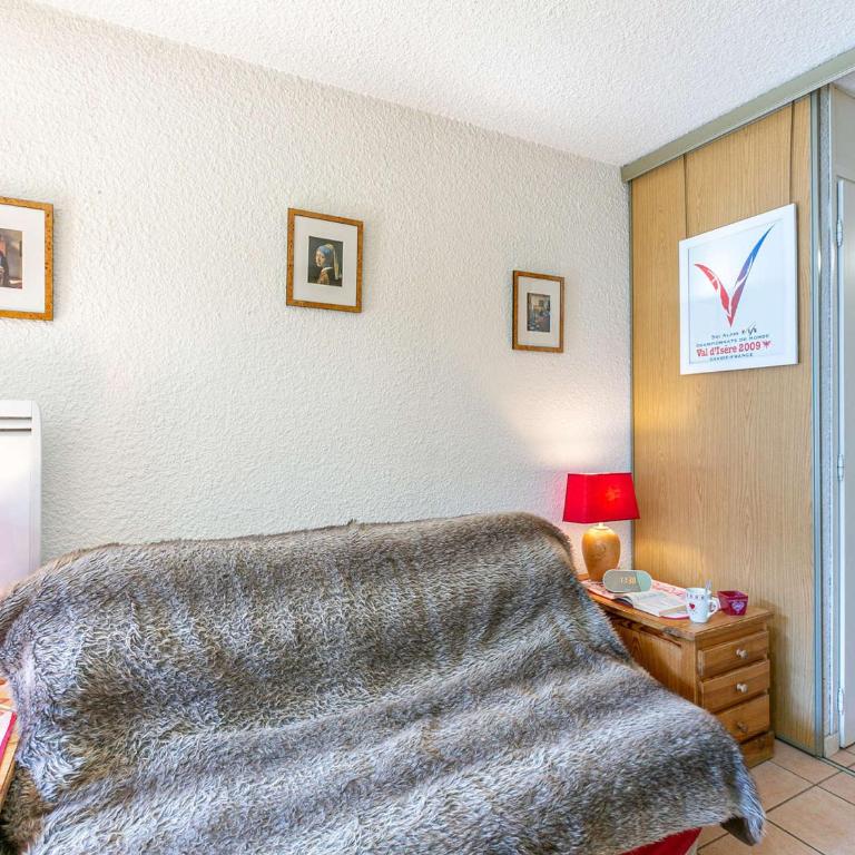 Studio cosy avec balcon, parking couvert, proche centre et navette gratuite – Val d'Isère - FR-1-694-59 - Estudio - 9