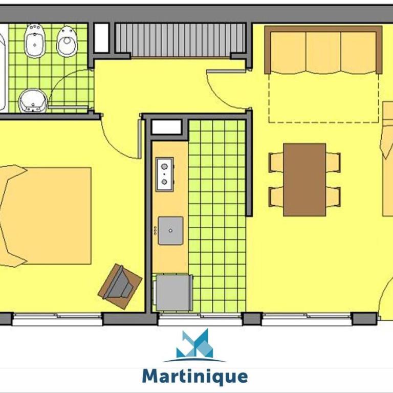 Martinique Apartamentos - One-Bedroom Apartment - 6