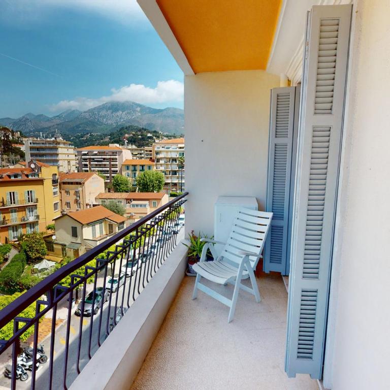 Charmant 3 pièces avec balcon, aperçu mer, calme, proche plage et centre - Menton - FR-1-196-322 - Apartment - 12