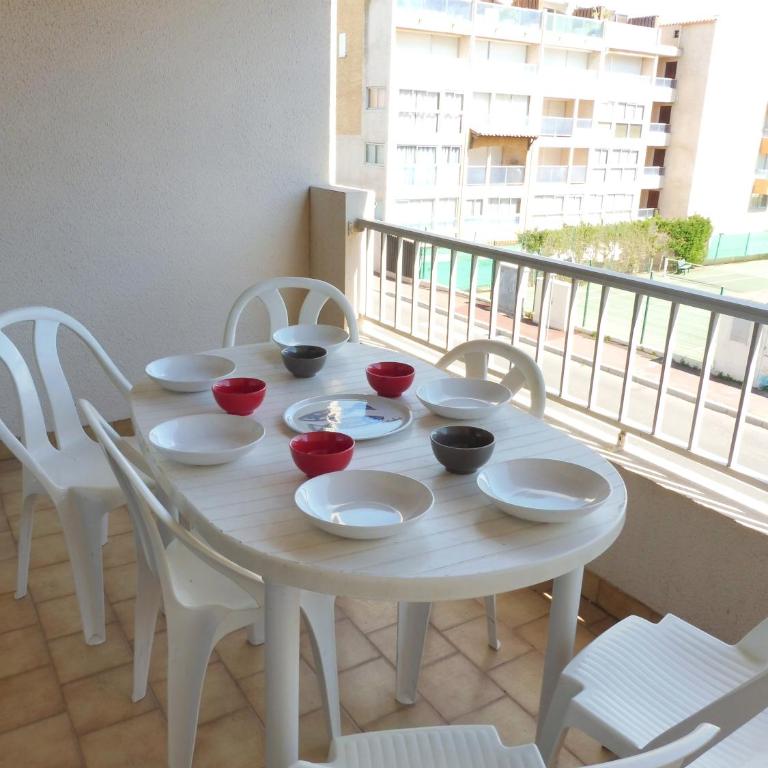 ALOA Joli 2 Pièces avec mezzanine piscine proche plage Richelieu Cap d'Agde - Apartment mit Dusche - 1