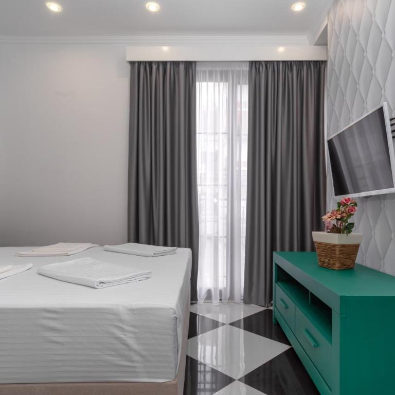 Baba's Hotel & Spa - Dvokrevetna Soba sa Bračnim Krevetom i Pogledom na More - 3