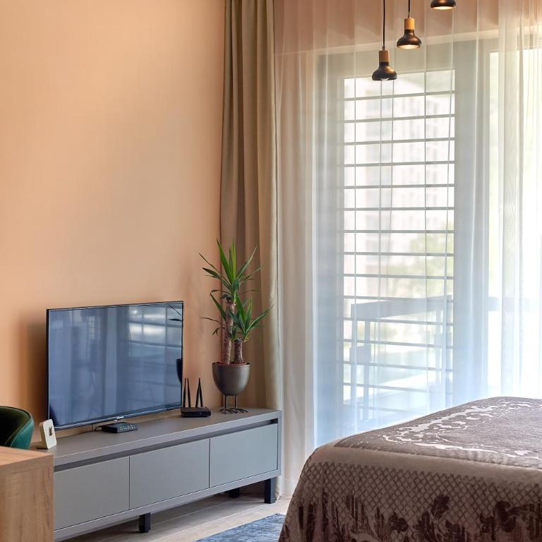 Casa Al Mare Residence, private studio, 1-st line, swimming pool - Deluxe King Studio - 13
